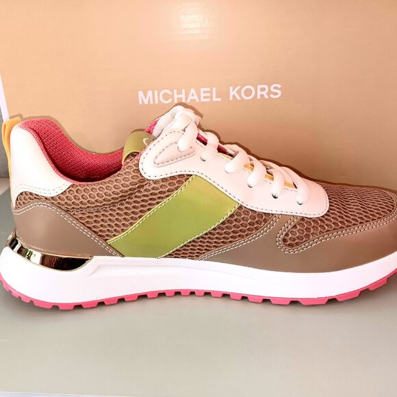 NWT NIB 💥 MICHAEL KORS Dev Trainer Hexa Net Mesh Sneakers Women's Size 7 - Picture 6 of 7